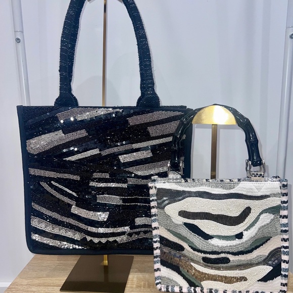 Dark Monochrome Tote - Picture 3 of 3